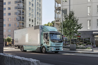 Volvo inicia vendas de caminhões elétricos para transporte urbano na Europa.