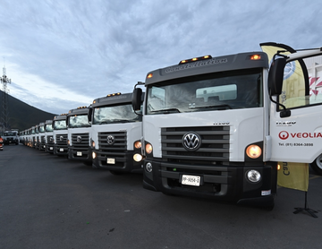 Volkswagen Caminhões e Ônibus entrega mais de 30 veículos à mexicana Veolia.
