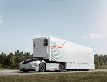 Caminhão Volvo do futuro será autônomo, elétrico e sem cabine.