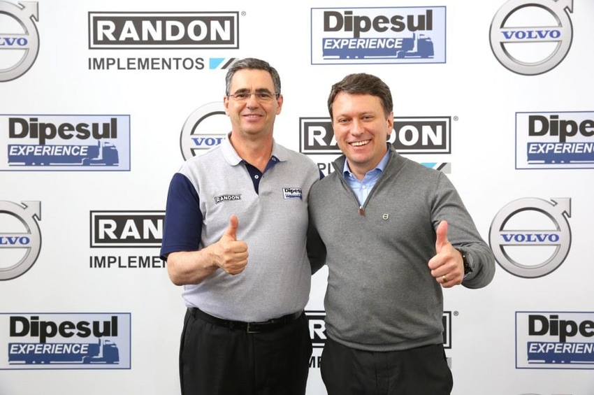 David Randon e Wilson Lirmann presidente Grupo Volvo América Latina - foto: João Lazzarotto.