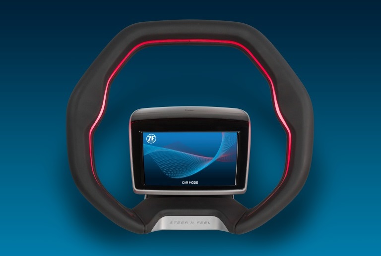 ZF desenvolve conceito de volante avançado para soluções de automatização e de Interface Homem-Máquina.