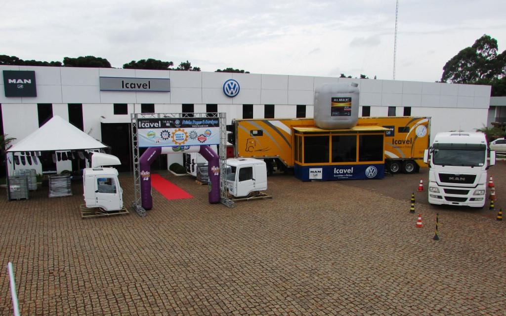 Concessionária Icavel promove feirão de peças e serviços para caminhões e ônibus Volkswagen e MAN no Paraná.