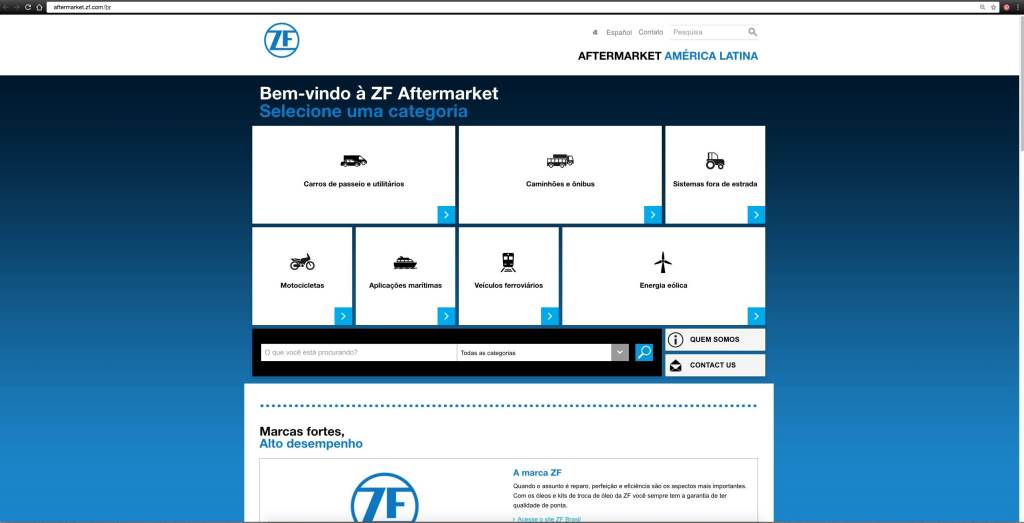 ZF Aftermarket disponibiliza atendimento multimeios para clientes.