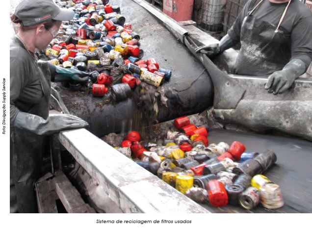 Abrafiltros supera a meta de reciclagem de filtros do óleo lubrificante automotivo usados no Paraná em 2017.