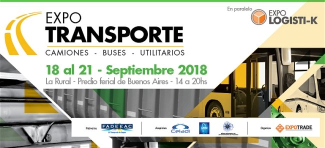 Tipler presente em feira de transporte na Argentina.