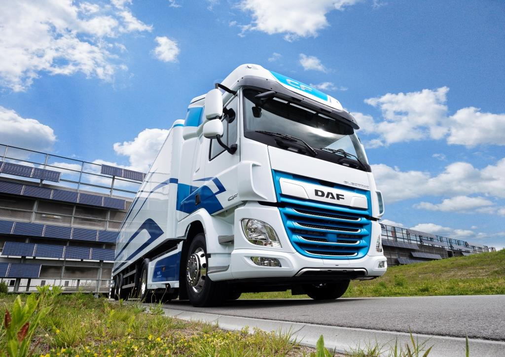 DAF Trucks NV faz parceria com o VDL Groep para produzir um caminhão CF totalmente elétrico.