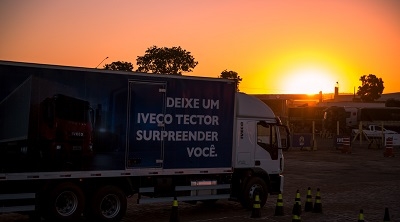 Caminhoneiros levam o IVECO Tector ao limite na etapa de Mato Grosso.
