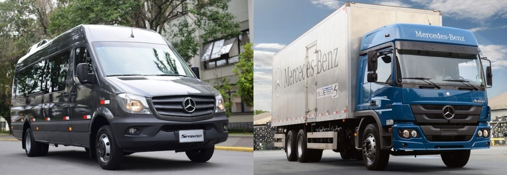 Pesquisa mostra que caminhões Atego e modelos Sprinter têm maior valor de revenda.