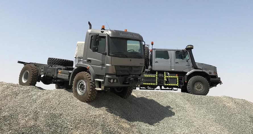 Mercedes-Benz prevê a exportação de 350 caminhões para África e Oriente Médio em 2018.