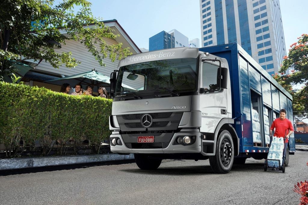 Atego 1719 é o caminhão semipesado mais vendido em janeiro.