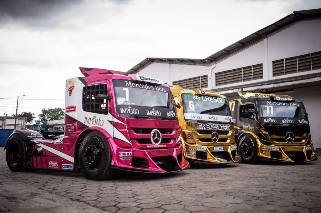 Caminhões Actros estreiam na Copa Truck 2019.
