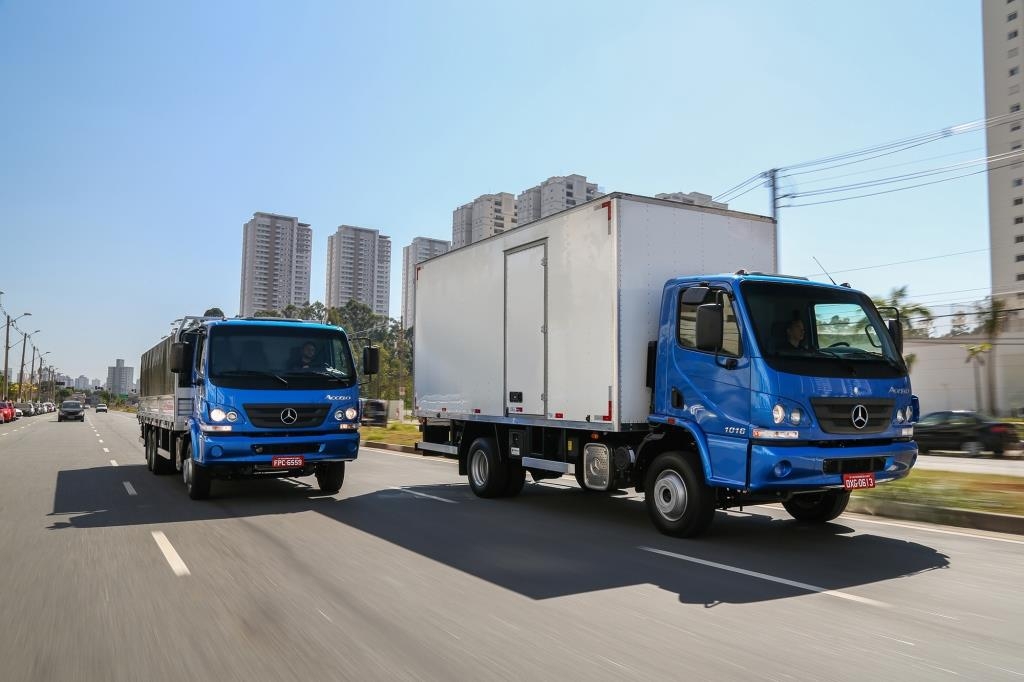 Mercedes-Benz lança CDC com taxa reduzida para toda sua linha de caminhões.