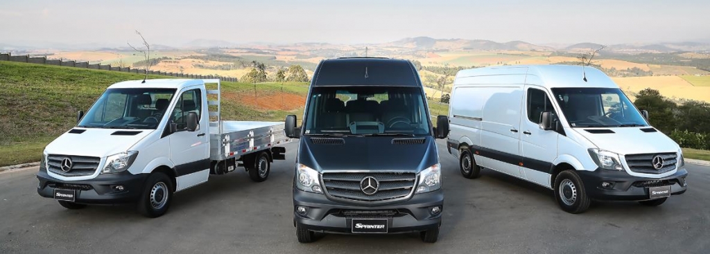 Linha Sprinter Mercedes-Benz lidera as vendas de comerciais leves no ano.