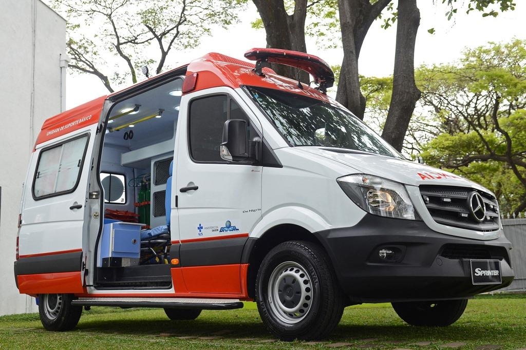 Mercedes-Benz entrega 280 ambulâncias Sprinter este ano para o Ministério da Saúde.