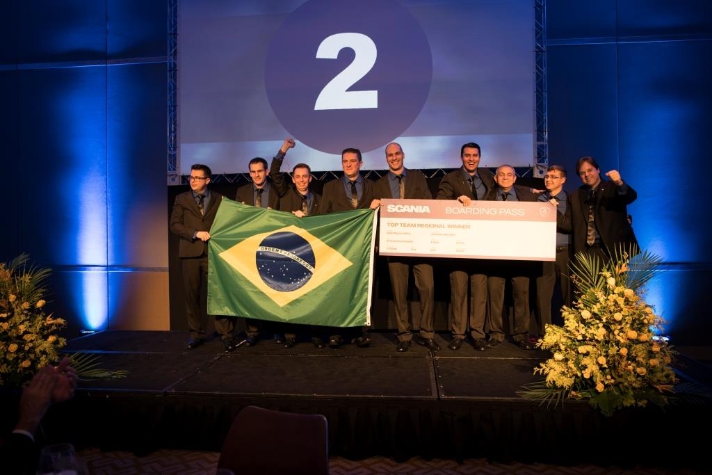 Melhor equipe de Serviços do Brasil vai disputar final mundial do Scania Top Team 2018.