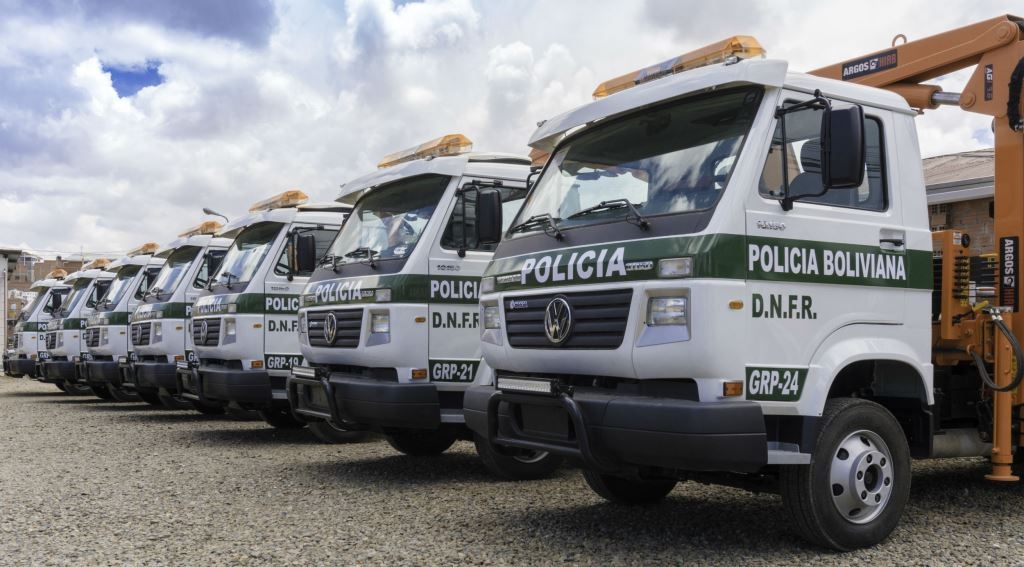 Volkswagen exporta caminhões para a Bolívia.