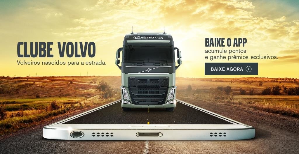 Volvo lança “Clube Volvo” para motoristas de caminhão e ônibus do Brasil.