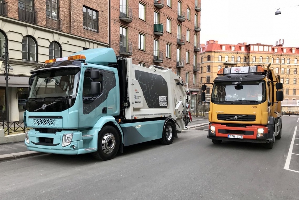 Volvo participa de projeto inovador nos Estados Unidos com seus caminhões elétricos.