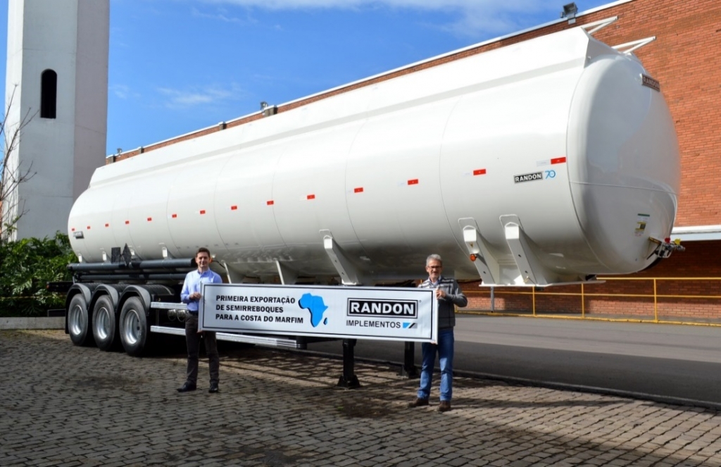 Randon Implementos faz primeira exportação de semirreboques para a Costa do Marfim.
