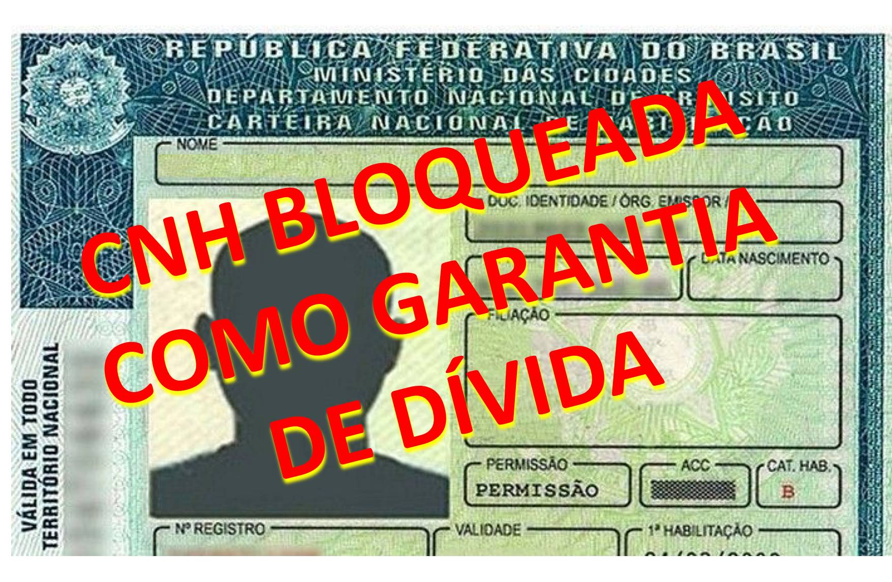 Bloqueio da CNH vira garantia de dívida em decisões da justiça.