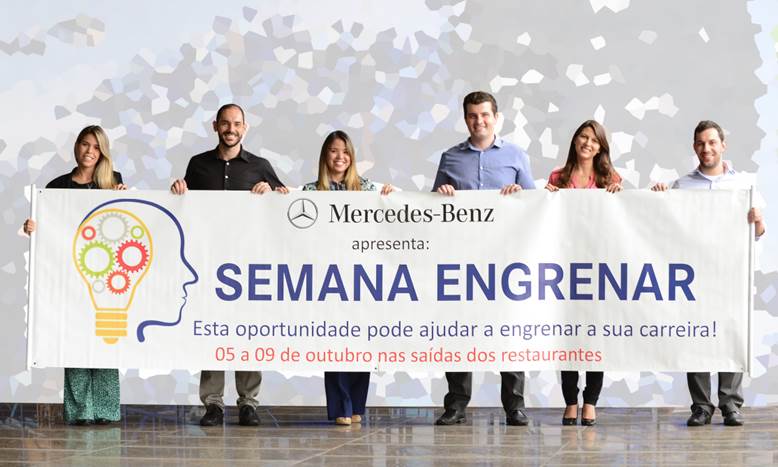 Mercedes-Benz lança Projeto Engrenar para o desenvolvimento profissional de colaboradores.