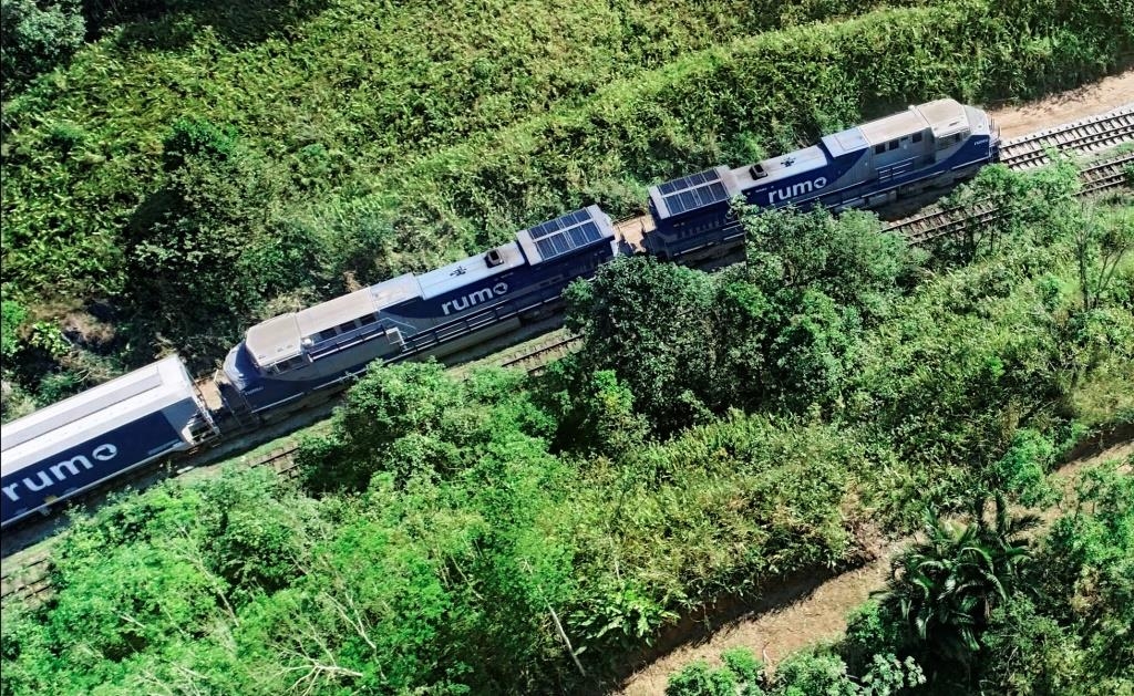 Rumo aumenta volume transportado no segundo trimestre de 2018.