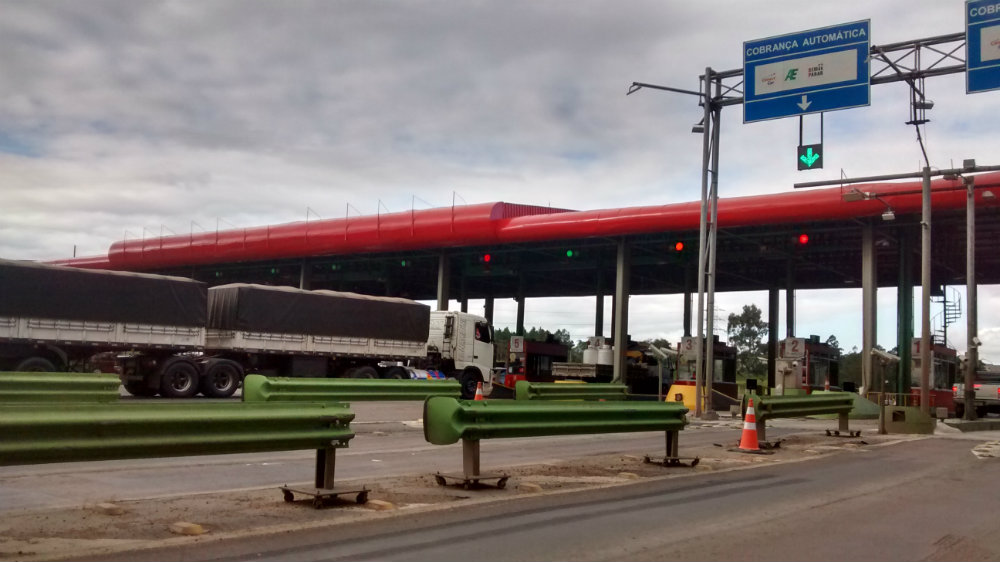 Pedágio tem tarifa reduzida em 50%- Extensão do contrato de concessão da BR290/RS reduz valor da tarifa.