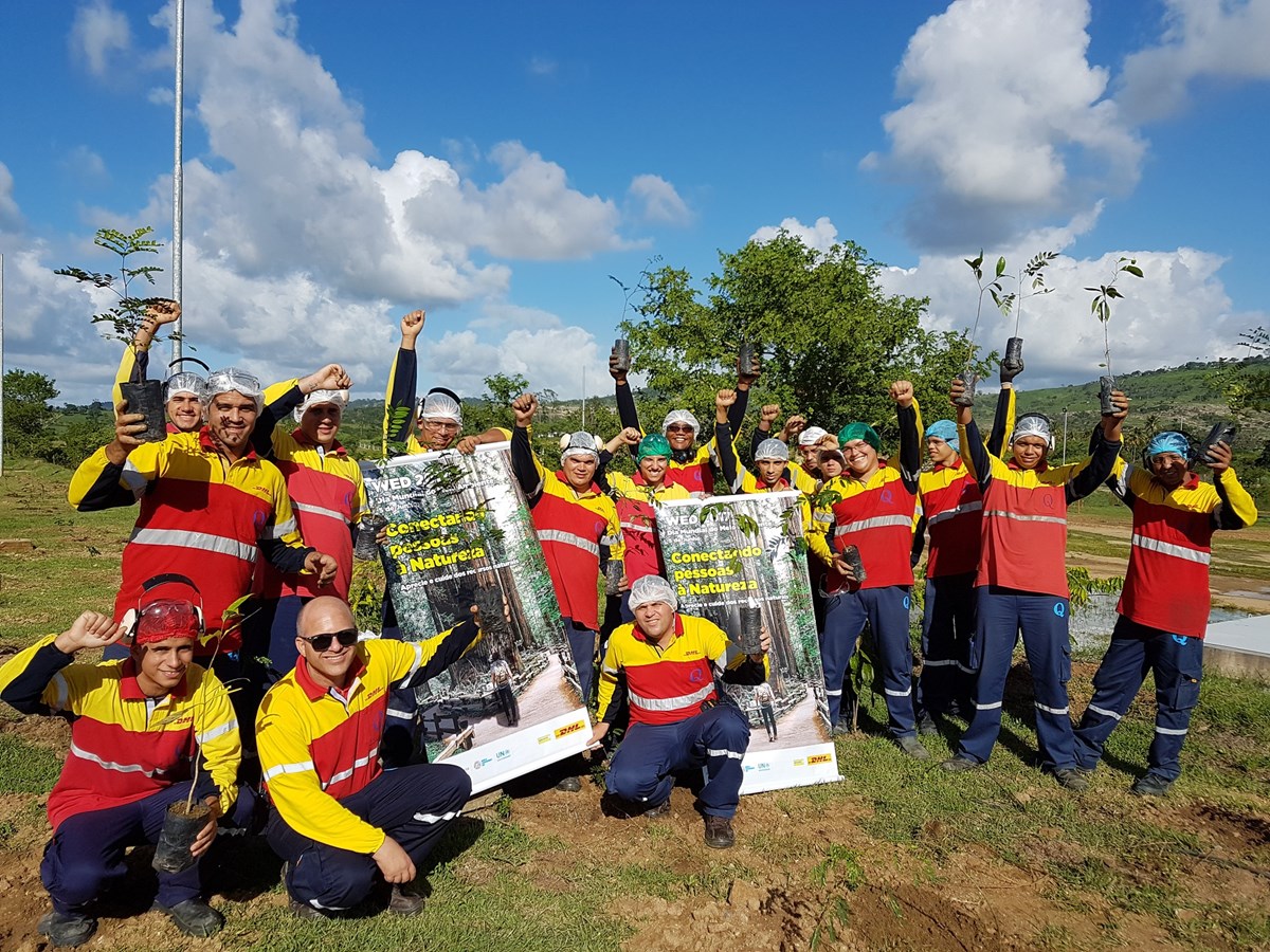 Grupo Deutsche Post DHL comemora Dia Mundial do Voluntariado plantando mais de 3 mil árvores no Brasil.