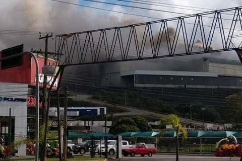 Incêndio atinge unidade da Randon em Caxias do Sul.