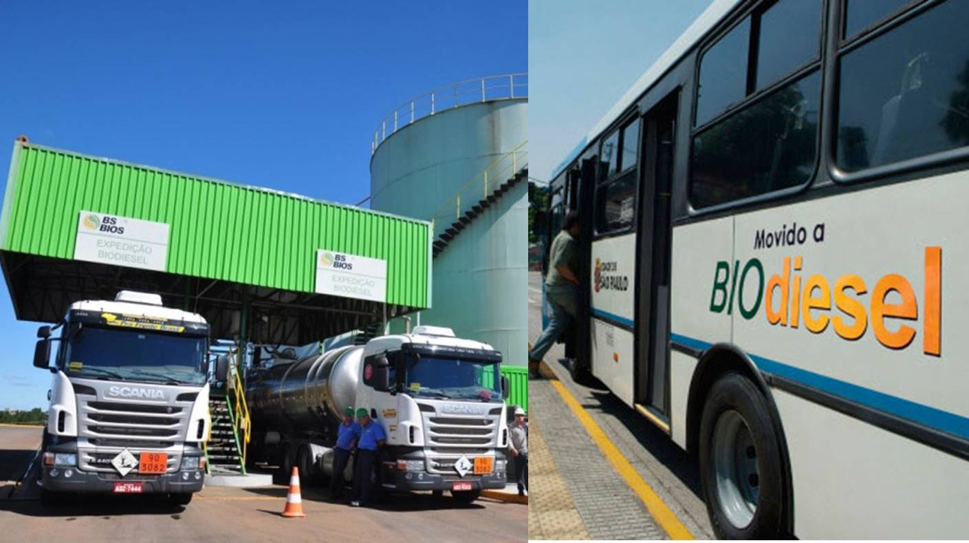 Mais biodiesel no tanque - Brasil vai antecipar em um ano aumento da mistura para 10% de biodiesel no diesel.
