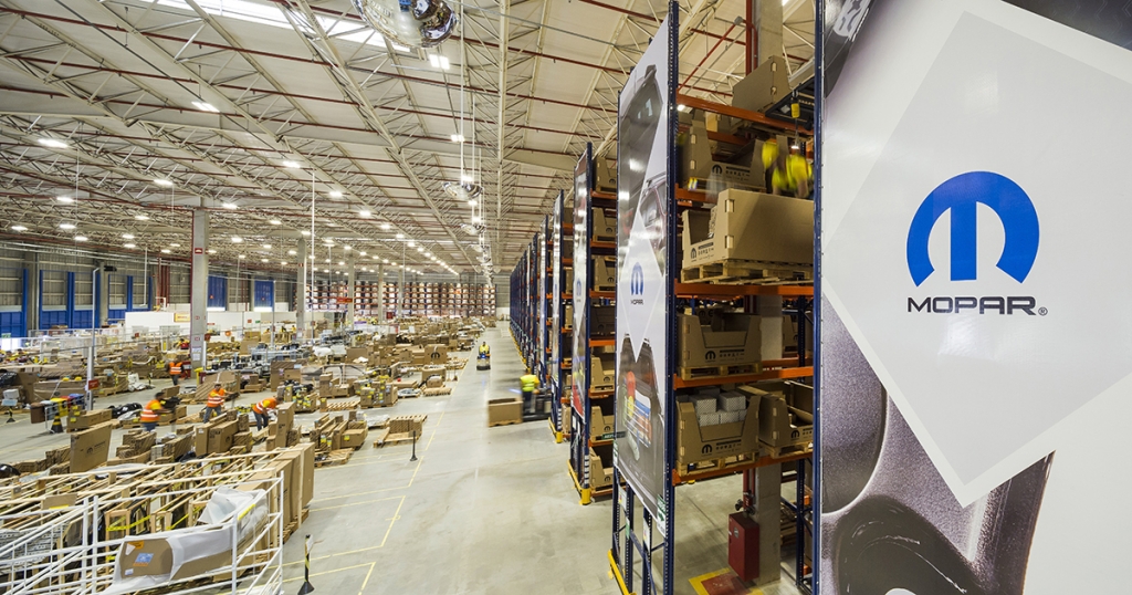 DHL faz primeiro aniversário na gestão de armazenagem do novo Centro de Distribuição da Mopar.