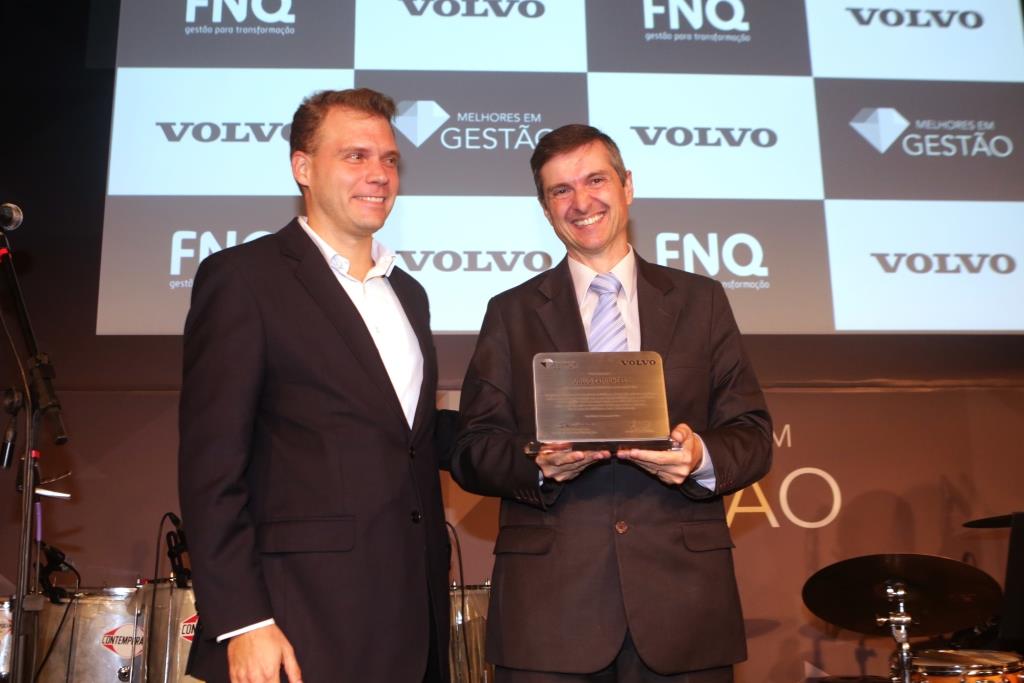 Volvo novamente uma das Melhores em Gestão do Brasil pela Fundação Nacional da Qualidade.