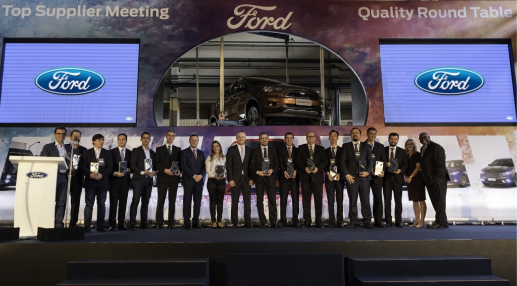 Ford premia seus melhores fornecedores 2018 na América do Sul.