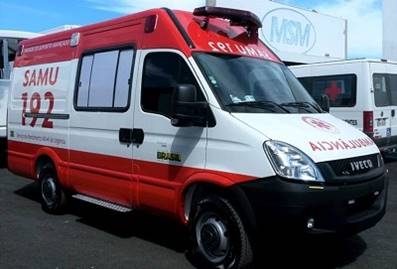 Iveco vende 17 ambulâncias Daily City para o SAMU do Rio Grande do Norte.
