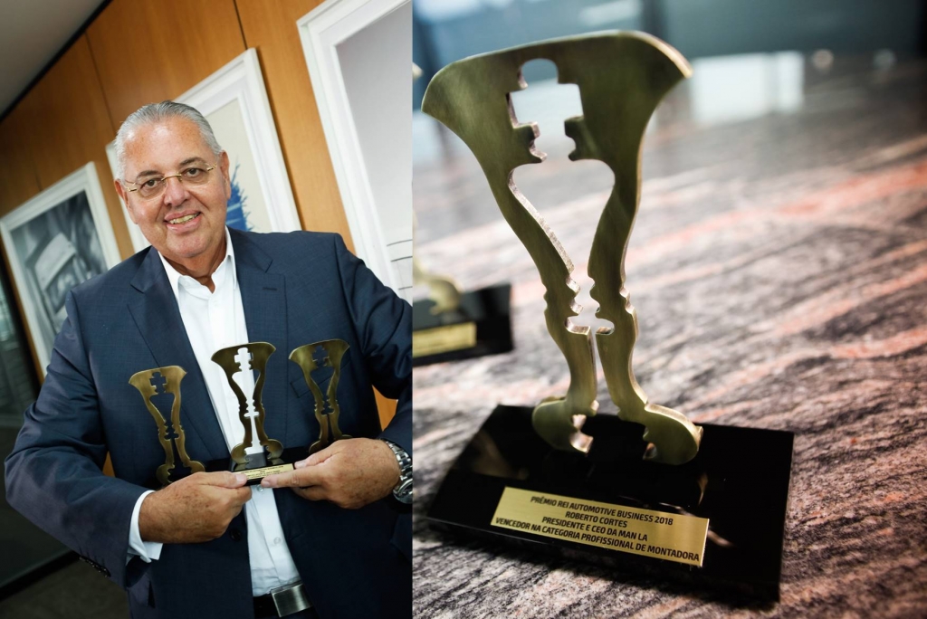 Prêmio REI: Roberto Cortes é Profissional de Montadora do ano.