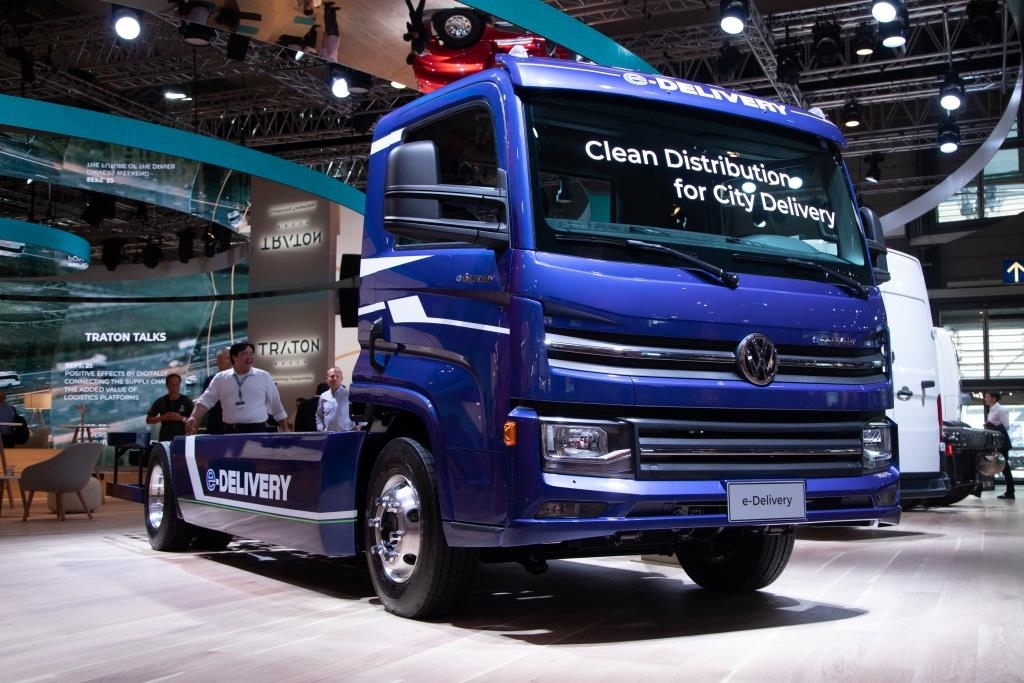 Volkswagen Caminhões e Ônibus mostra tecnologias elétricas do grupo TRATON.