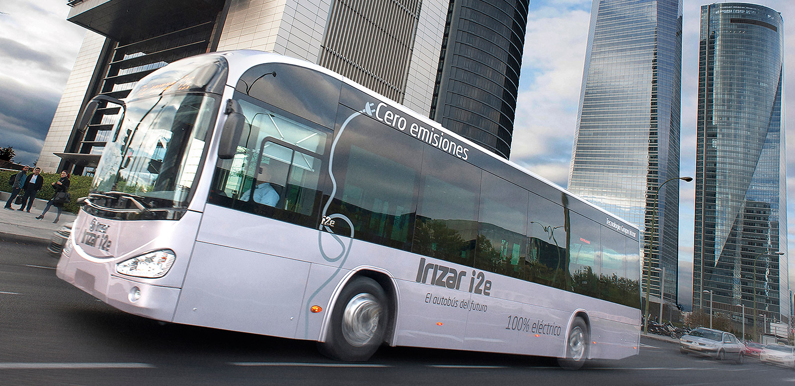Ônibus 100% elétrico da Irizar começarão a circular em Madri e em Barcelona.