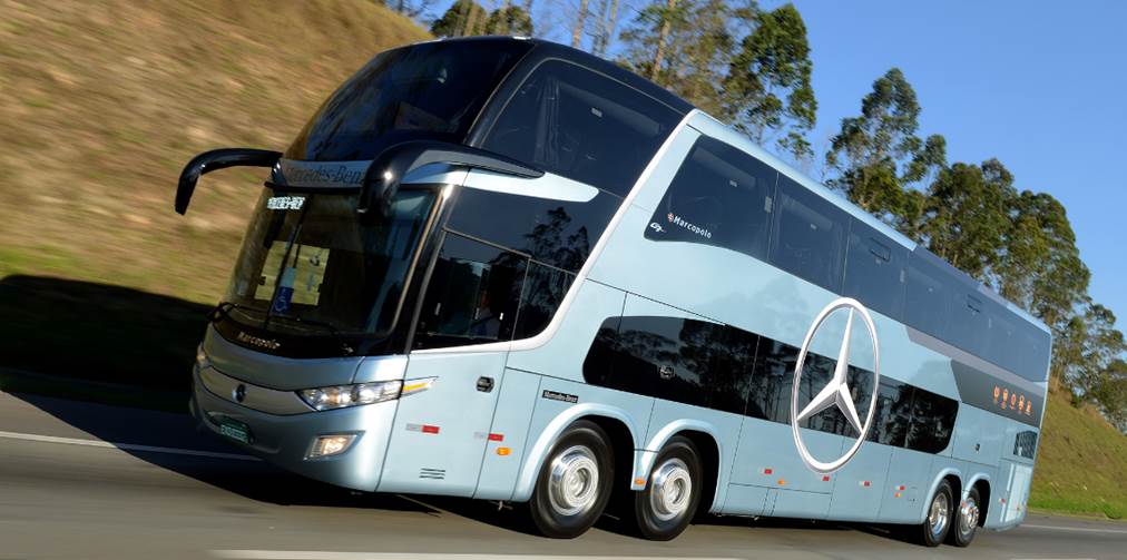 Mercedes-Benz lidera as vendas de ônibus no primeiro quadrimestre de 2018.