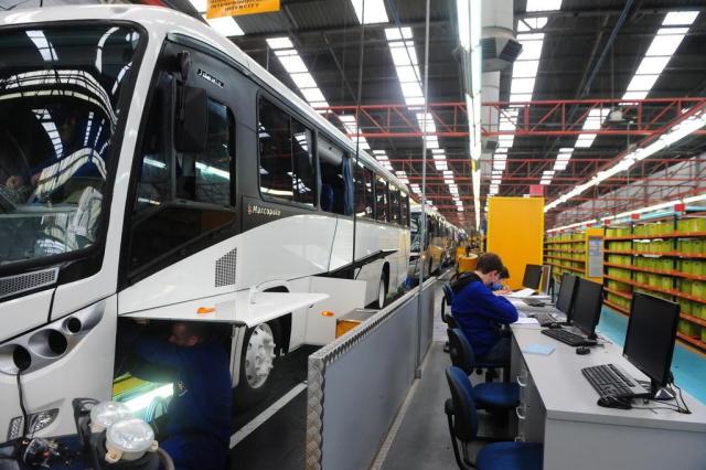 Marcopolo informa que retornará suas atividades industriais parcialmente na próxima semana.