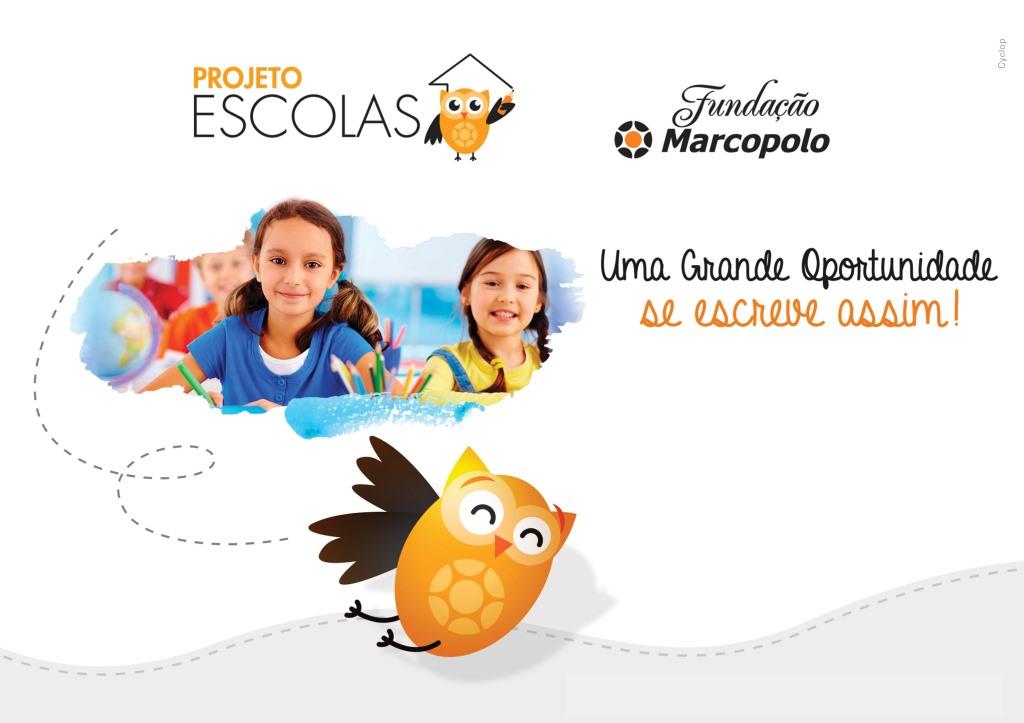 Fundação Marcopolo lança nona edição do Projeto Escolas.