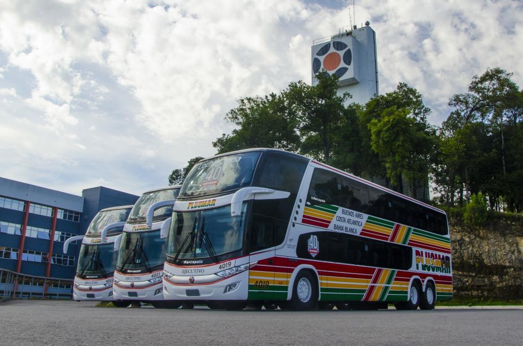 Marcopolo exporta ônibus Double Decker para a Argentina.