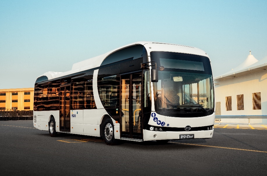 BYD aumenta vendas de ônibus elétricos na Espanha.