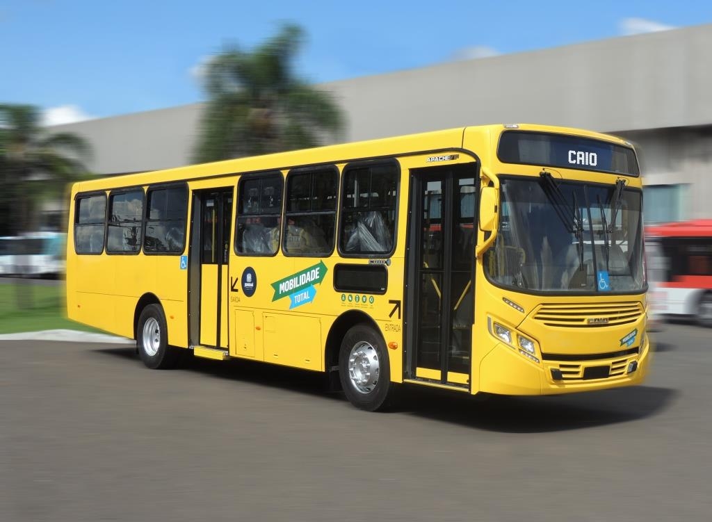 Caio vende 50 ônibus Apache Vip para empresas de Jundiaí.