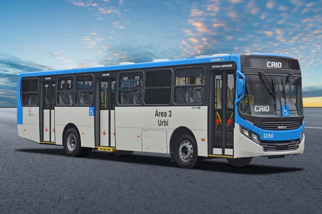 Urbi Mobilidade Urbana do Distrito Federal renova a frota com 133 Apache Vip Caio.