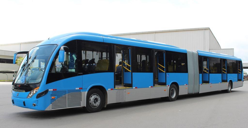 Neobus expõe Mega BRT e reforça liderança em ônibus urbanos.