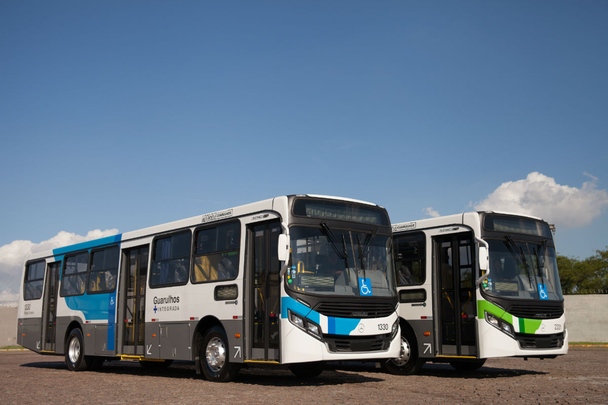 Guarulhos recebe 100 novos ônibus até maio.