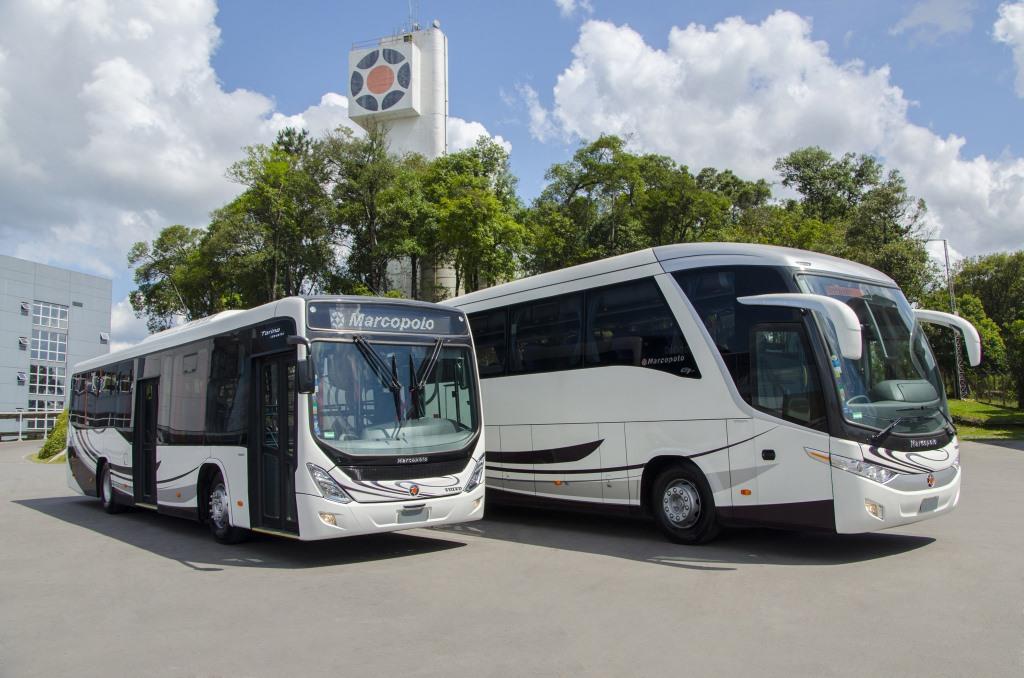 Marcopolo exporta 37 ônibus para o Catar.
