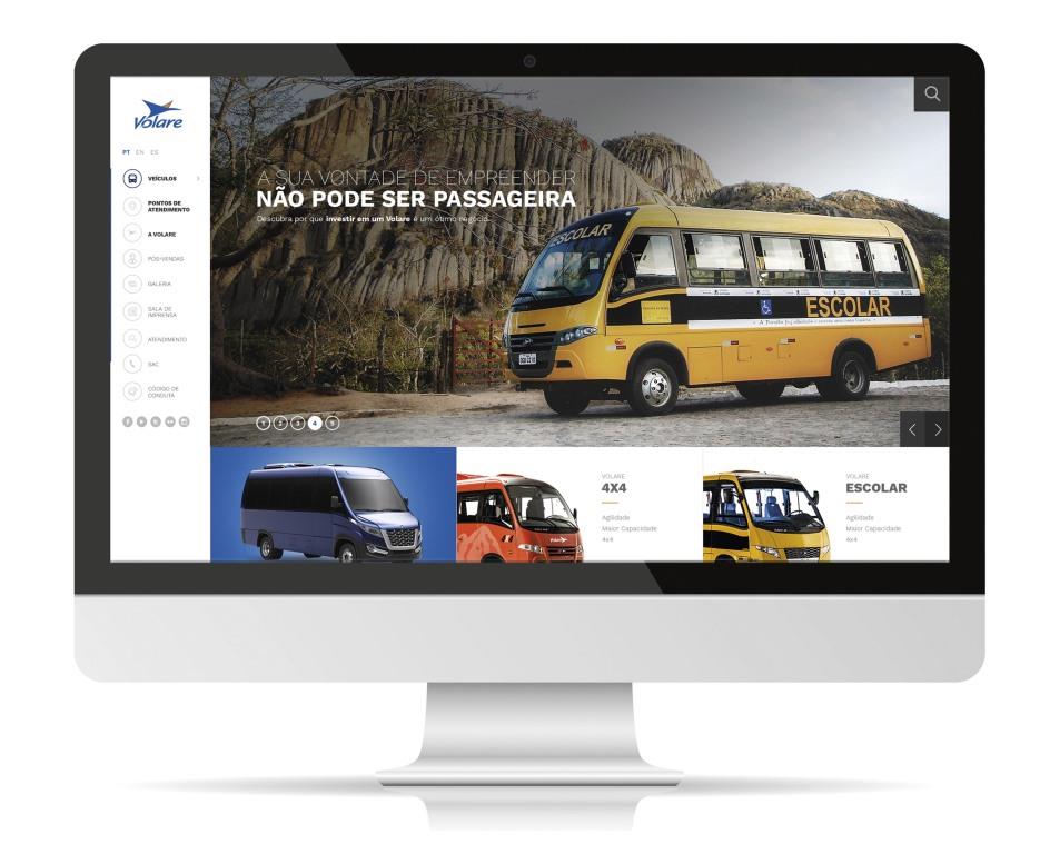 Volare lança novo website.