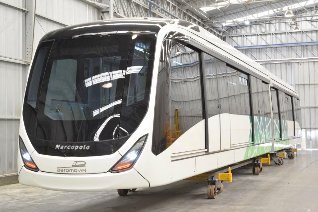 Marcopolo Rail, novo veículo da marca focada no segmento metroferroviário.