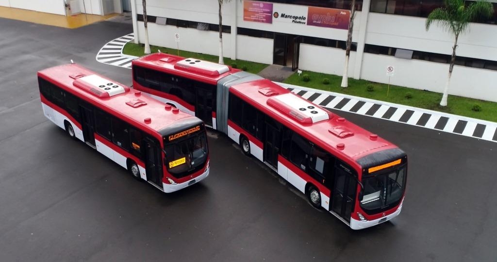 Marcopolo vende 342 ônibus para o Sistema Transantiago.